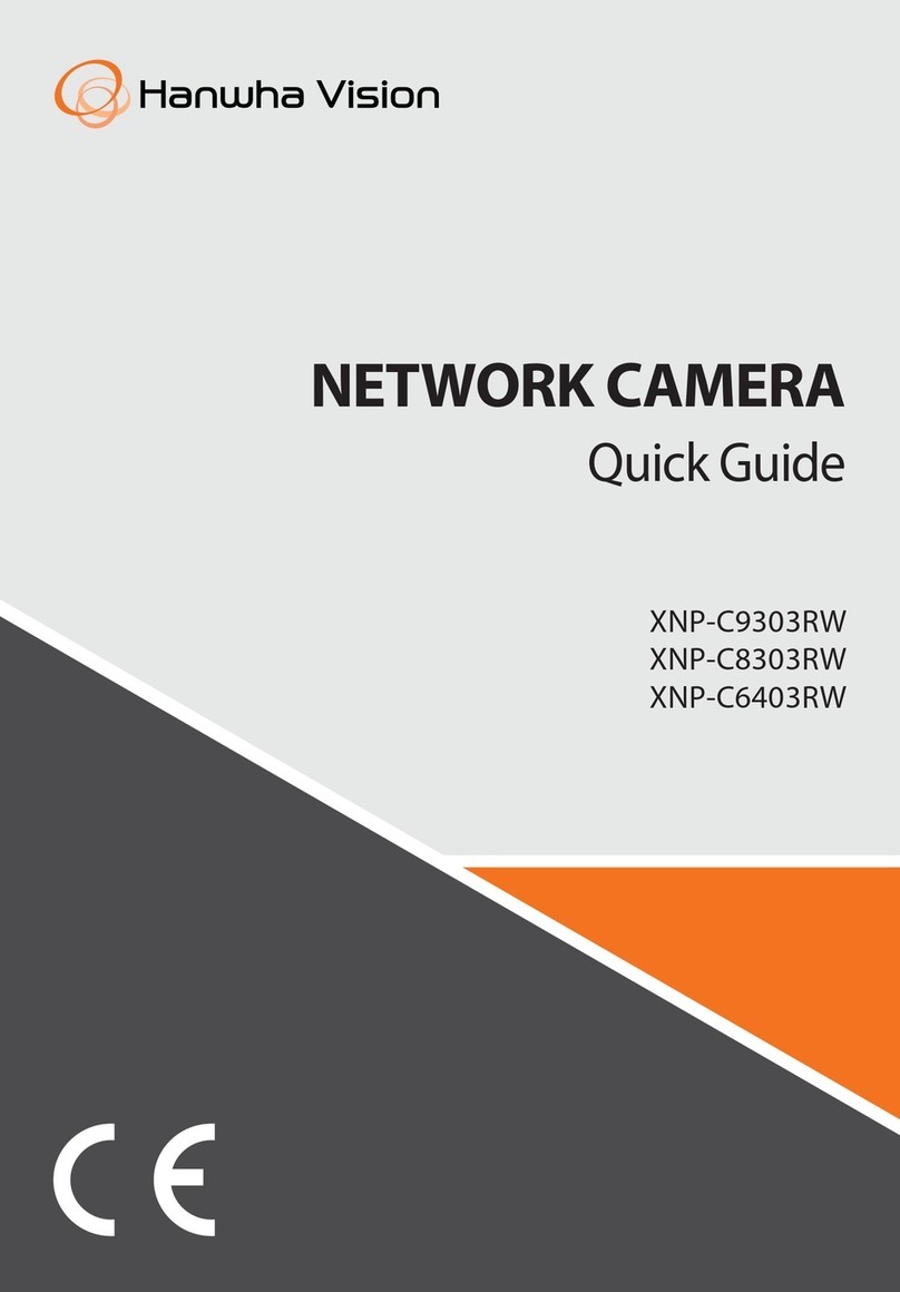 Hanwha Vision XNP-C6403RW quick guide Hanwha Vision XNP-C6403RW quick guide
