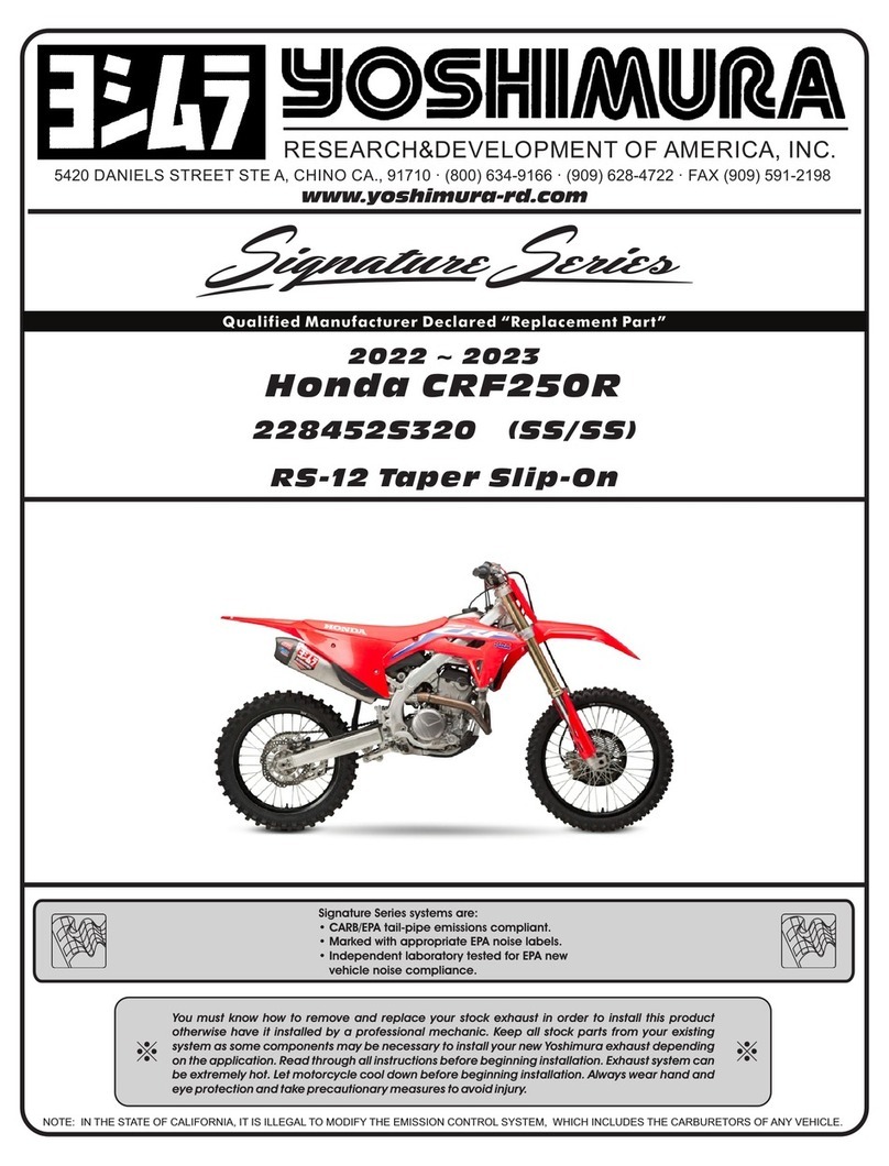 Yoshimura RS-12 manual