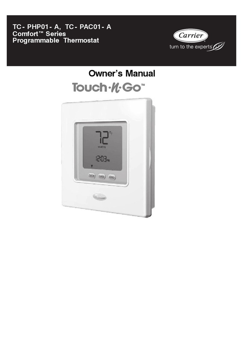 Carrier Touch-n-Go TC-PHP01-A owner's manual