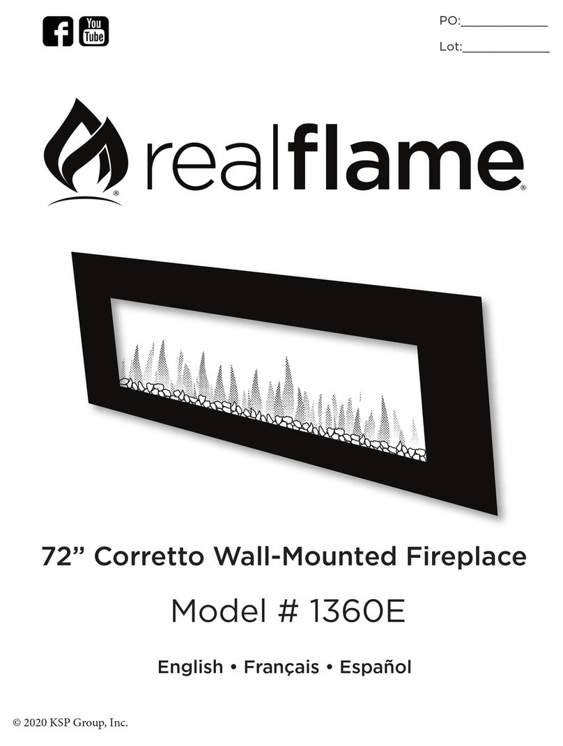 RealFlame Corretto 1360E User manual RealFlame Corretto 1360E User manual