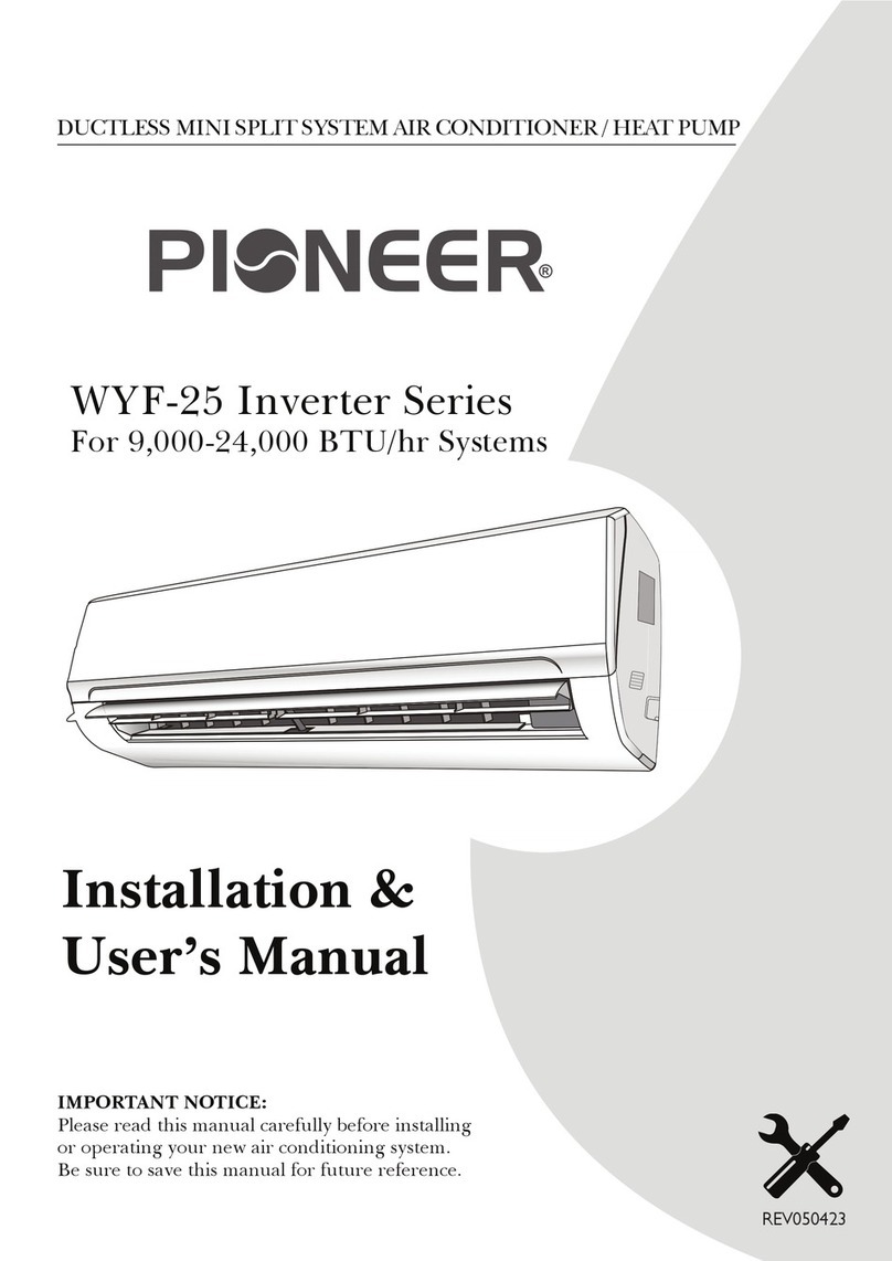 Pioneer WYF-25 Series Instruction Manual