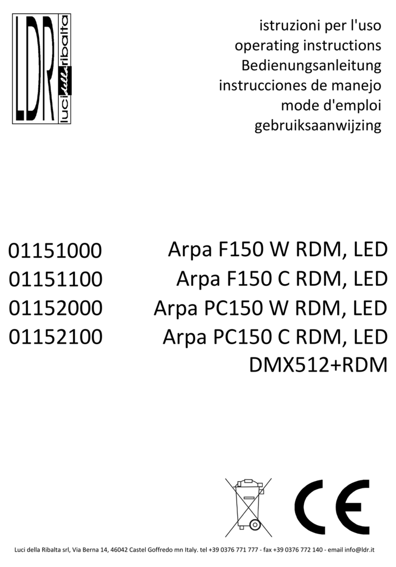 LDR Arpa F150 W operating instructions