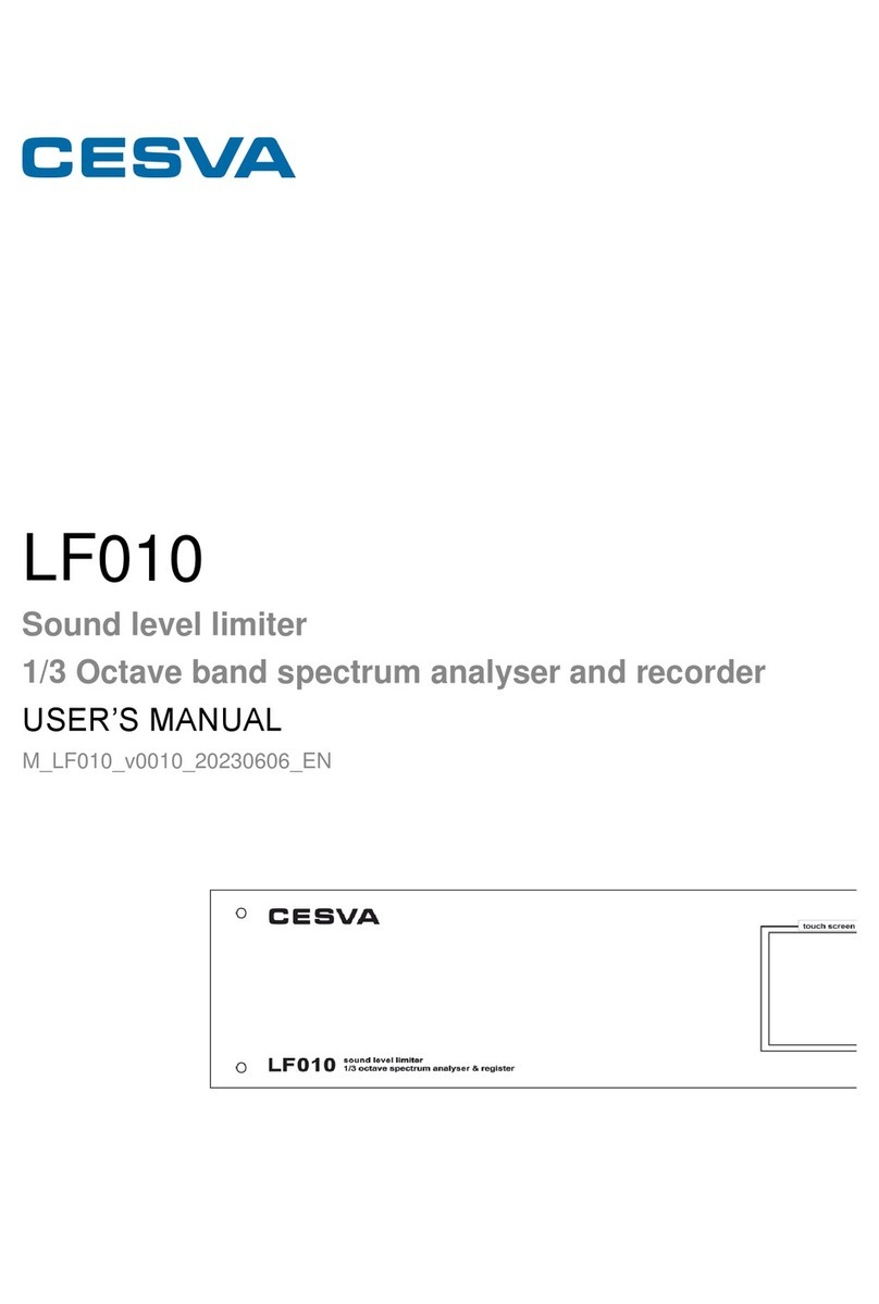 CESVA LF010 user manual