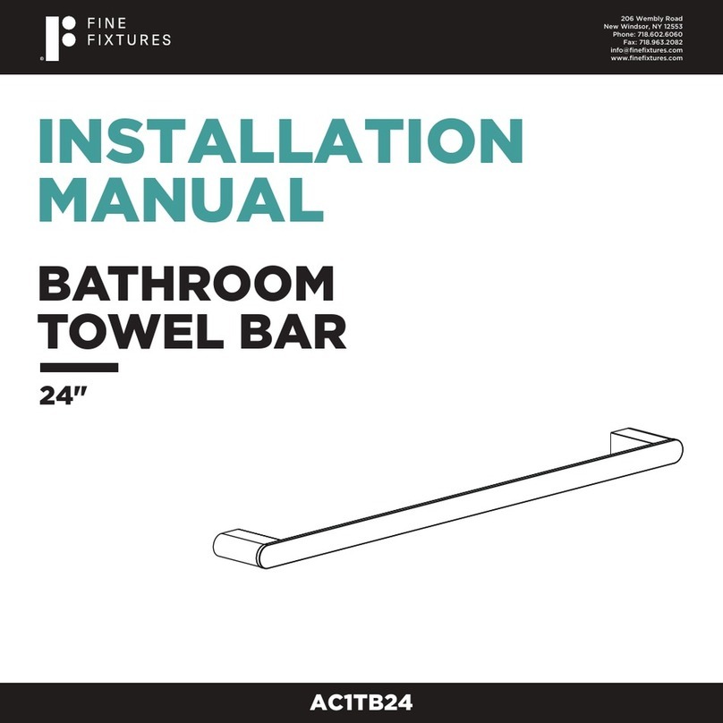 fine fixtures AC1TB24 installation manual