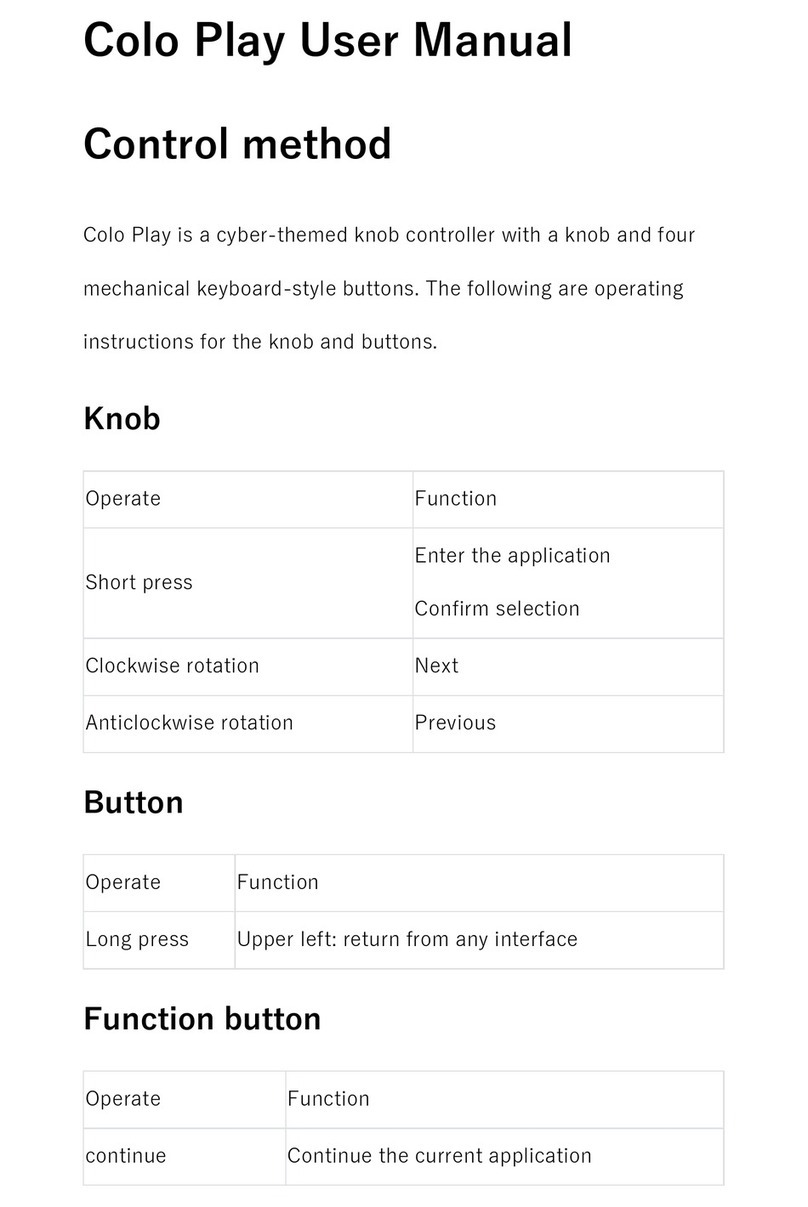 Cololight Colo Play user manual Cololight Colo Play user manual