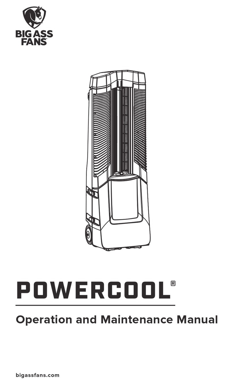 Bigassfans POWERCOOL User manual Bigassfans POWERCOOL User manual