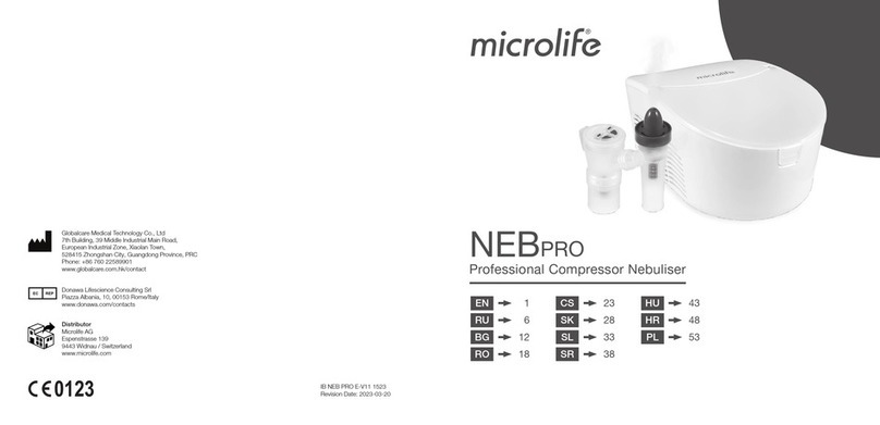 Microlife NEBPRO instruction manual