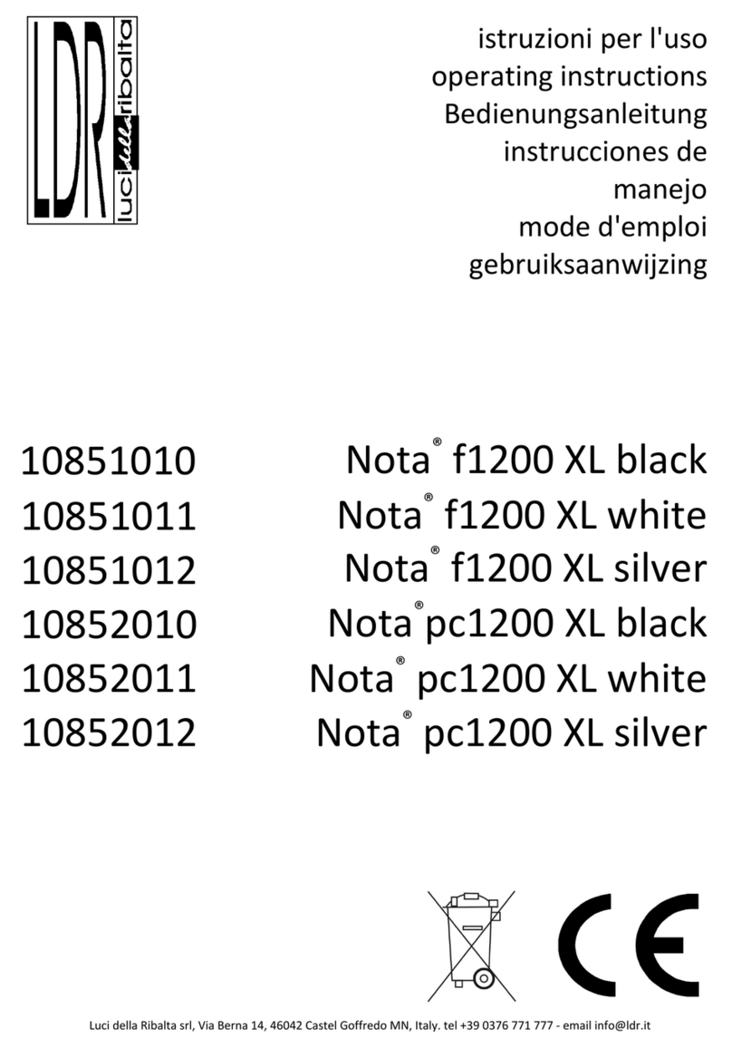 LDR Nota f1200 XL black User manual