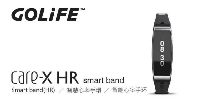 GoLife care-X HR User manual