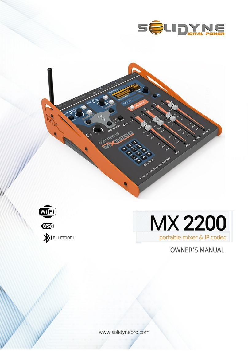 Solidyne MX-2200 owner's manual