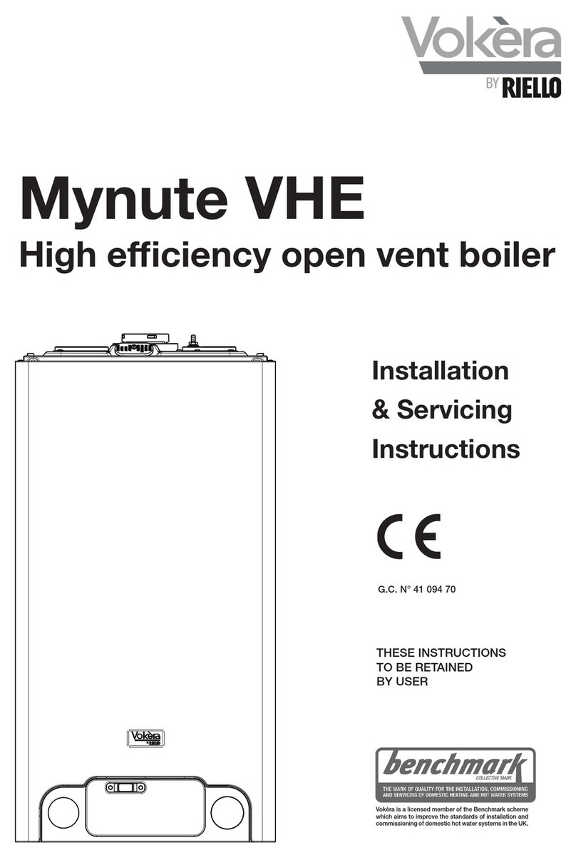 Riello Vokera Mynute 20 VHE Installation & servicing instructions