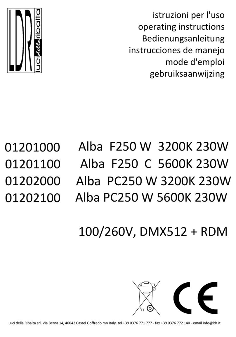 LDR Alba F250 W 3200K 230W User manual