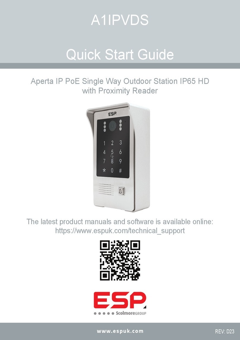 Scolmore ESP Aperta A1IPVDS quick start guide