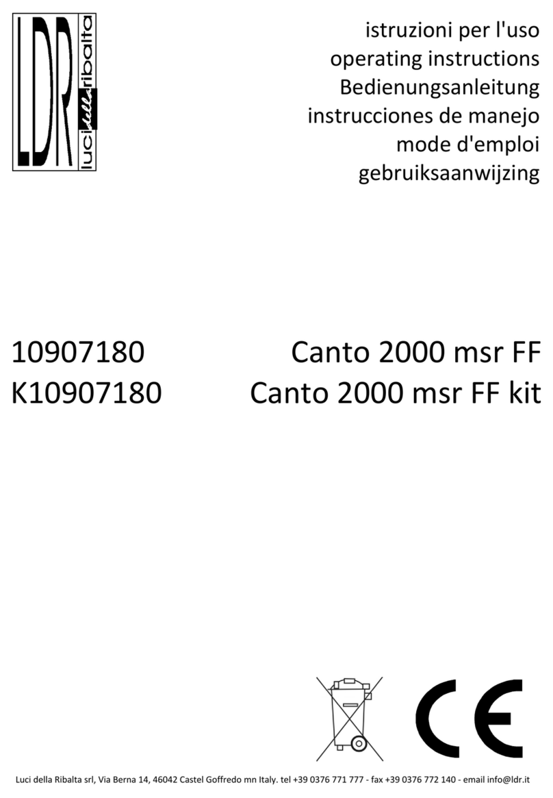 LDR Canto 2000 msr FF operating instructions