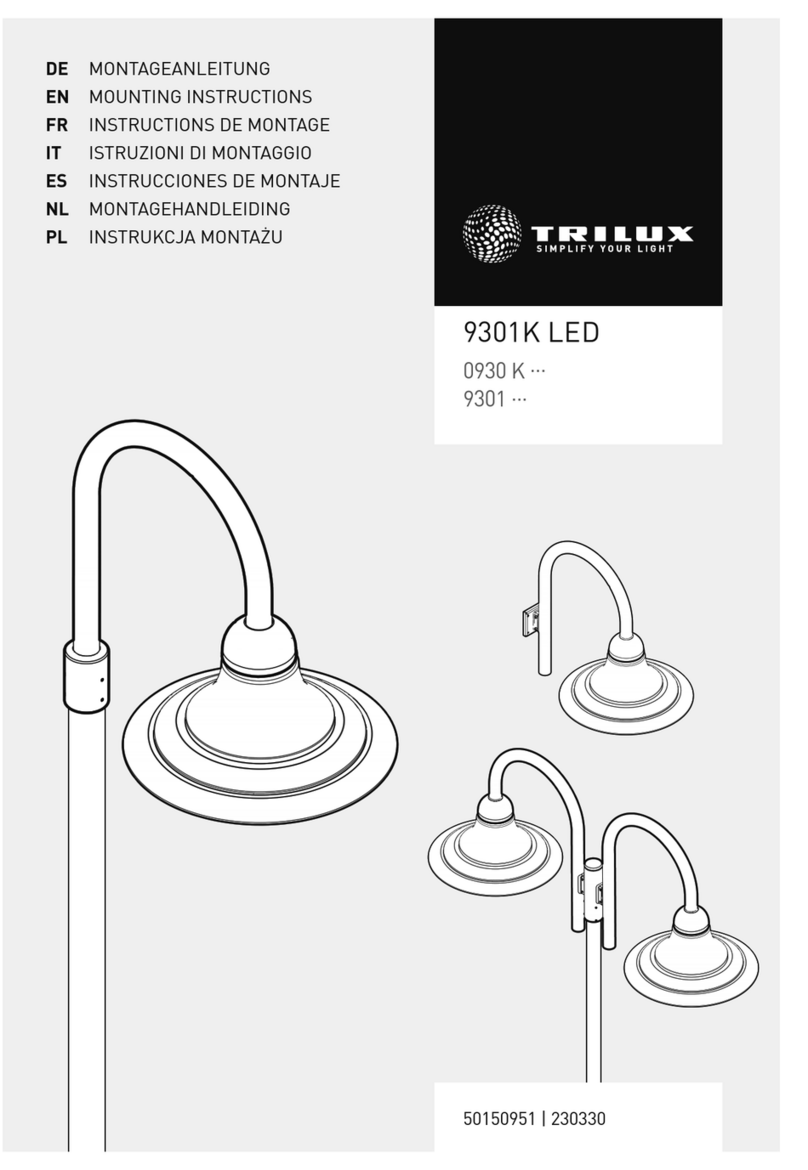 Trilux Mastaufsatz 9301K LED User manual