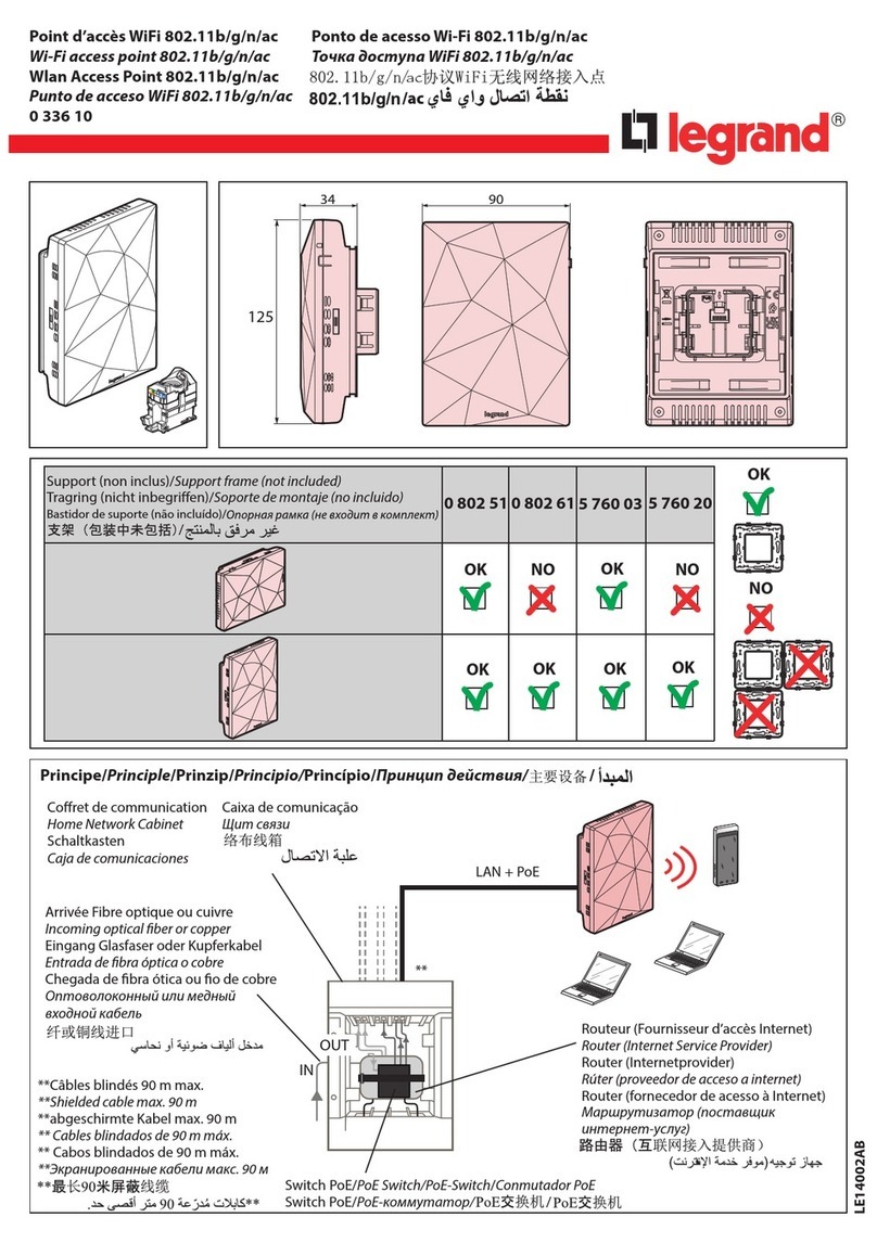 LEGRAND 0 336 10 User manual