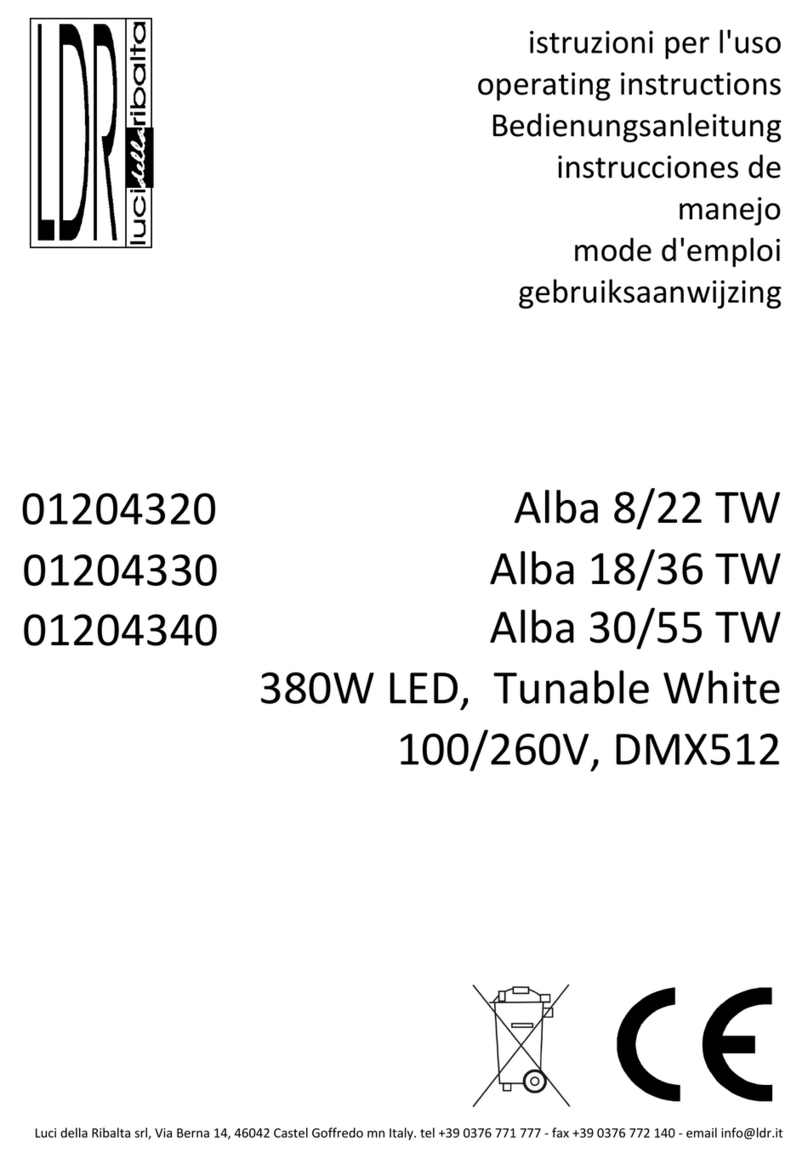 LDR Alba 8/22 TW operating instructions
