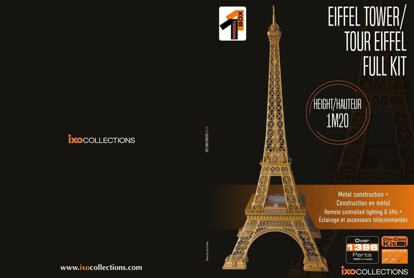 IXO EIFFEL TOWER FULL KIT 520010104 User manual