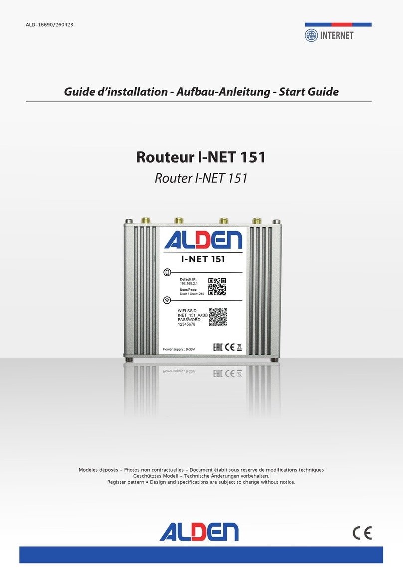 ALDEN I-NET 151 Guide