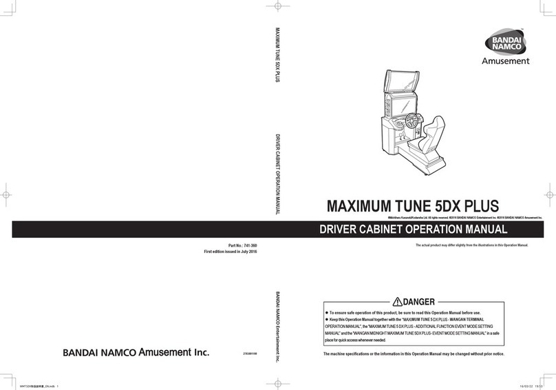 Bandai Namco MAXIMUM TUNE 5DX PLUS User manual