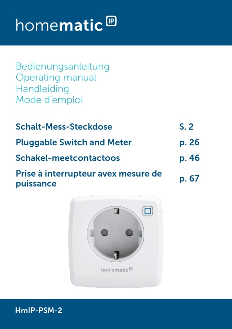 Homematic IP HmIP-PSM-2 operating manual