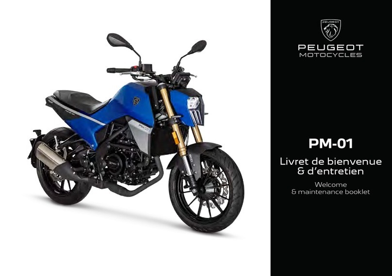 Peugeot Motorcycles PM-01 2023 Maintenance booklet