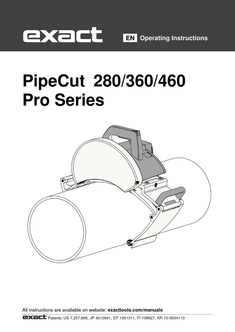 eXact Pro Series operating instructions