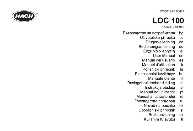Hach LOC 100 User manual