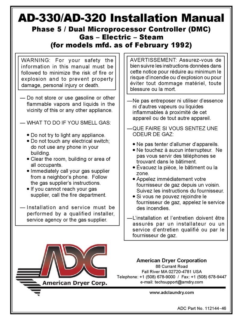 ADC AD-320 User manual