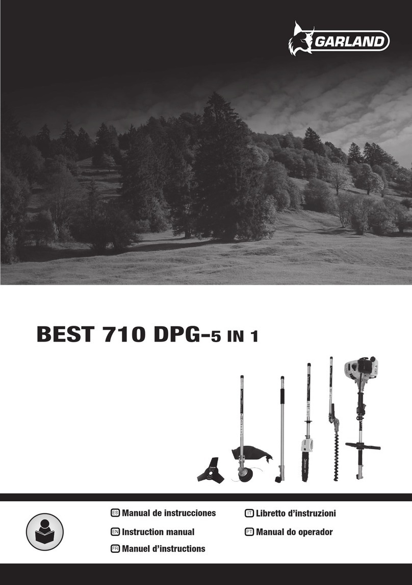 Garland BEST 710 DPG-5 IN 1 instruction manual