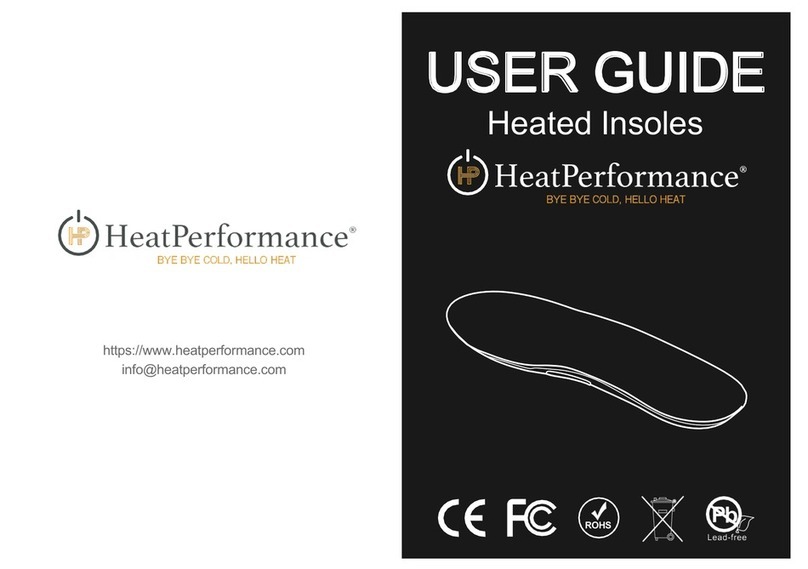 HeatPerformance Heated Insoles user guide HeatPerformance Heated Insoles user guide