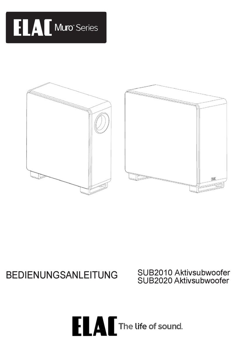 ELAC Muro Series operating instructions