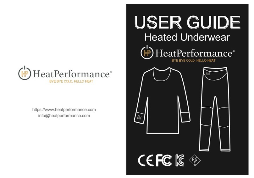 HeatPerformance Heated Underwear user guide