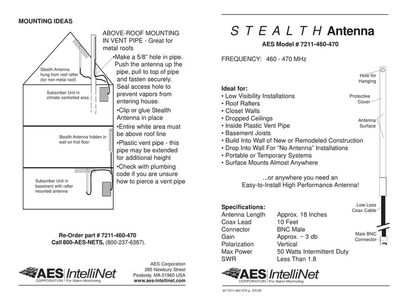 AES Stealth 7211-460-470 manual