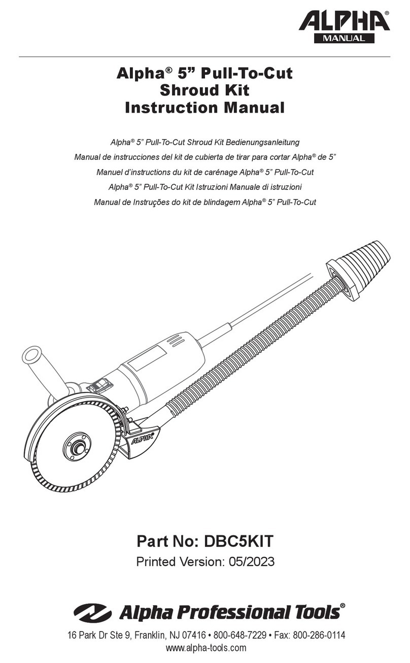 Alpha DBC5KIT instruction manual