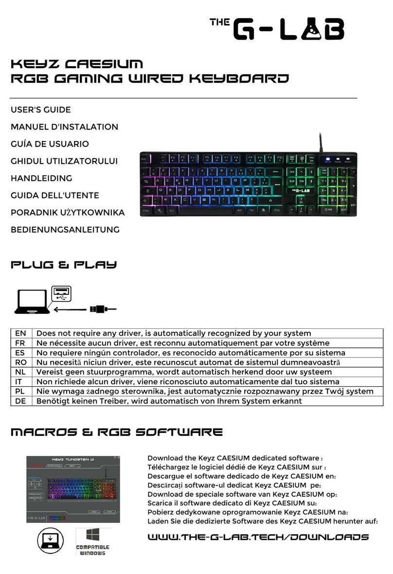 Glab Keyz CAESIUM User manual