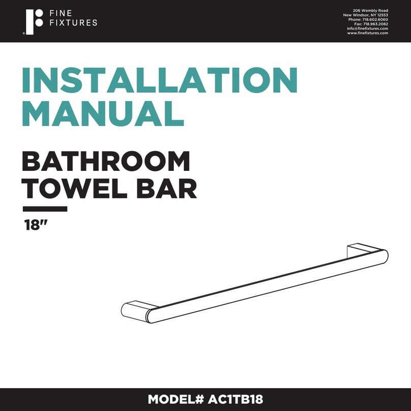 fine fixtures AC1TB18 installation manual