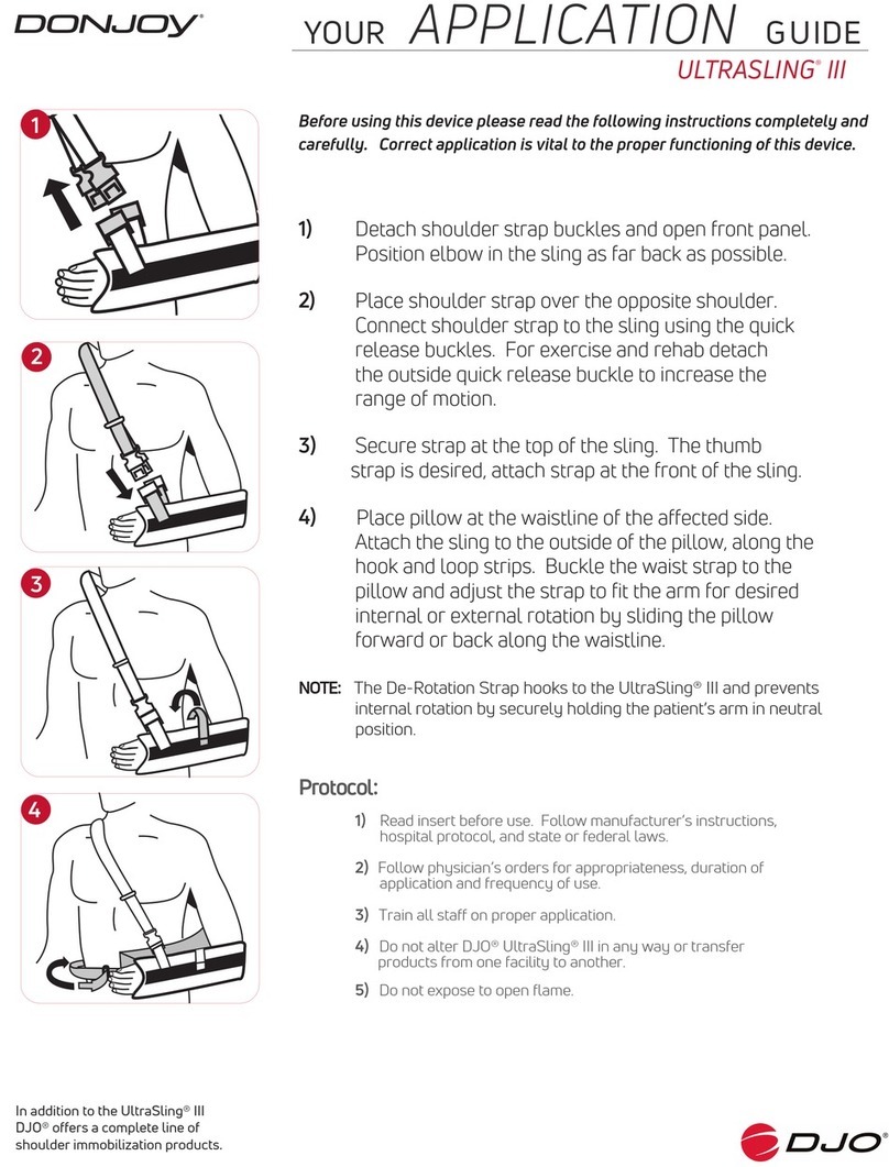 Donjoy DJO UltraSling III User guide