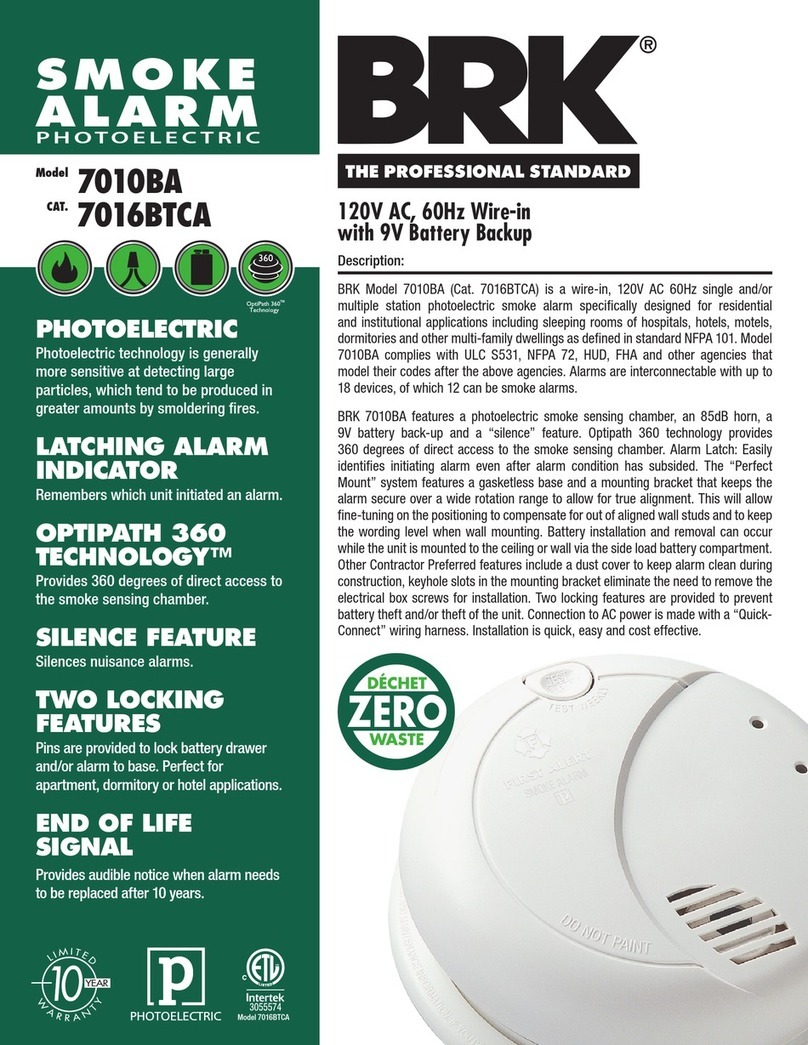 BRK electronic 7010BA User manual