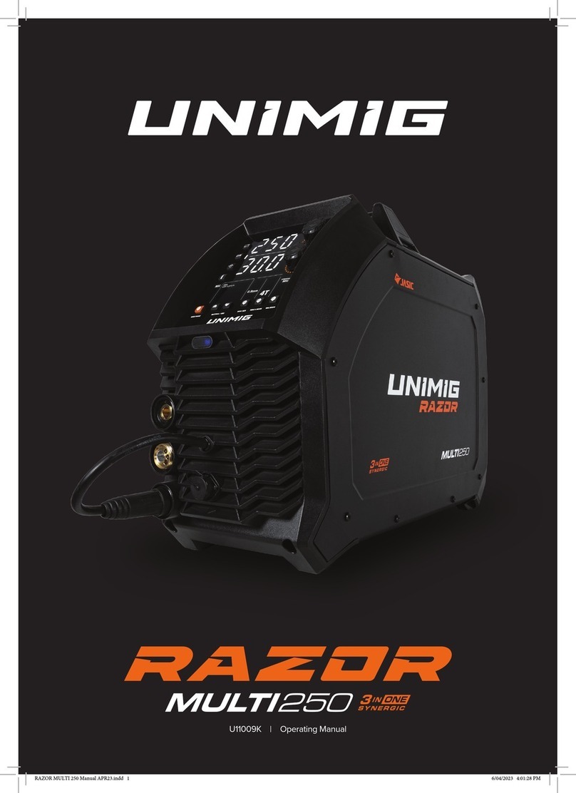 Uni-Mig RAZOR MULTI 250 operating manual