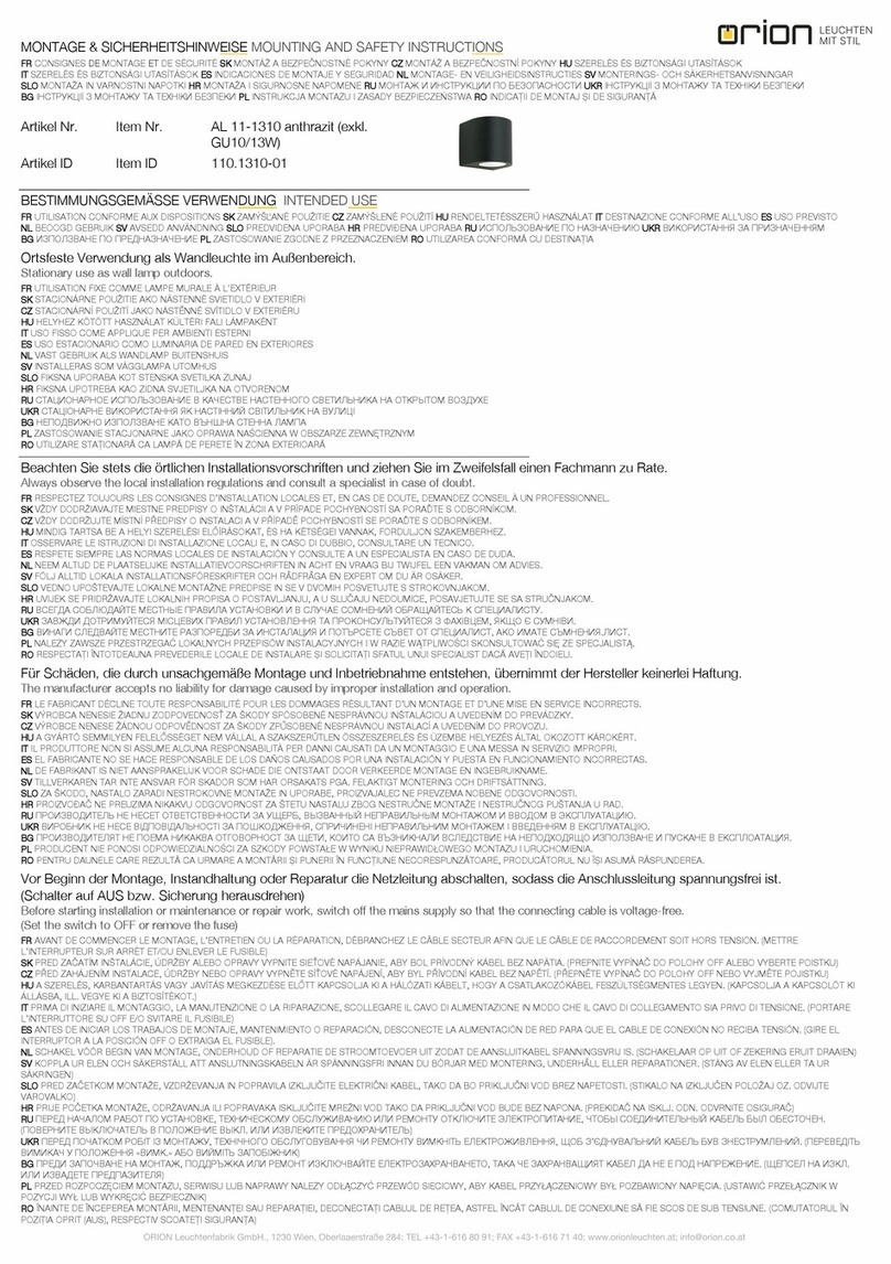 Orion AL 11-1310 Technical manual