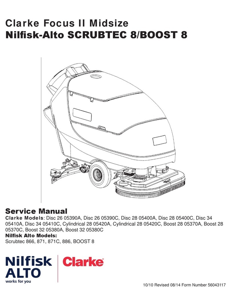 Nilfisk-Advance Nilisk-Alto 866 User manual