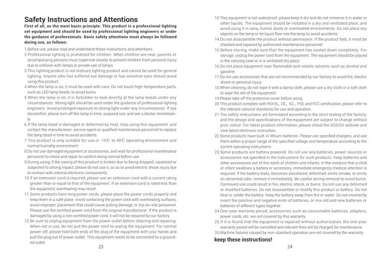 Godox Knowled M300Bi user manual