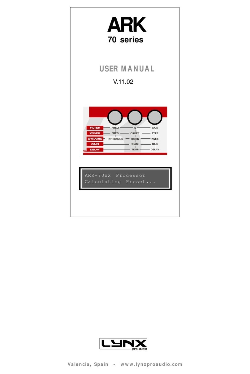 Lynx ARK-70 Series User manual