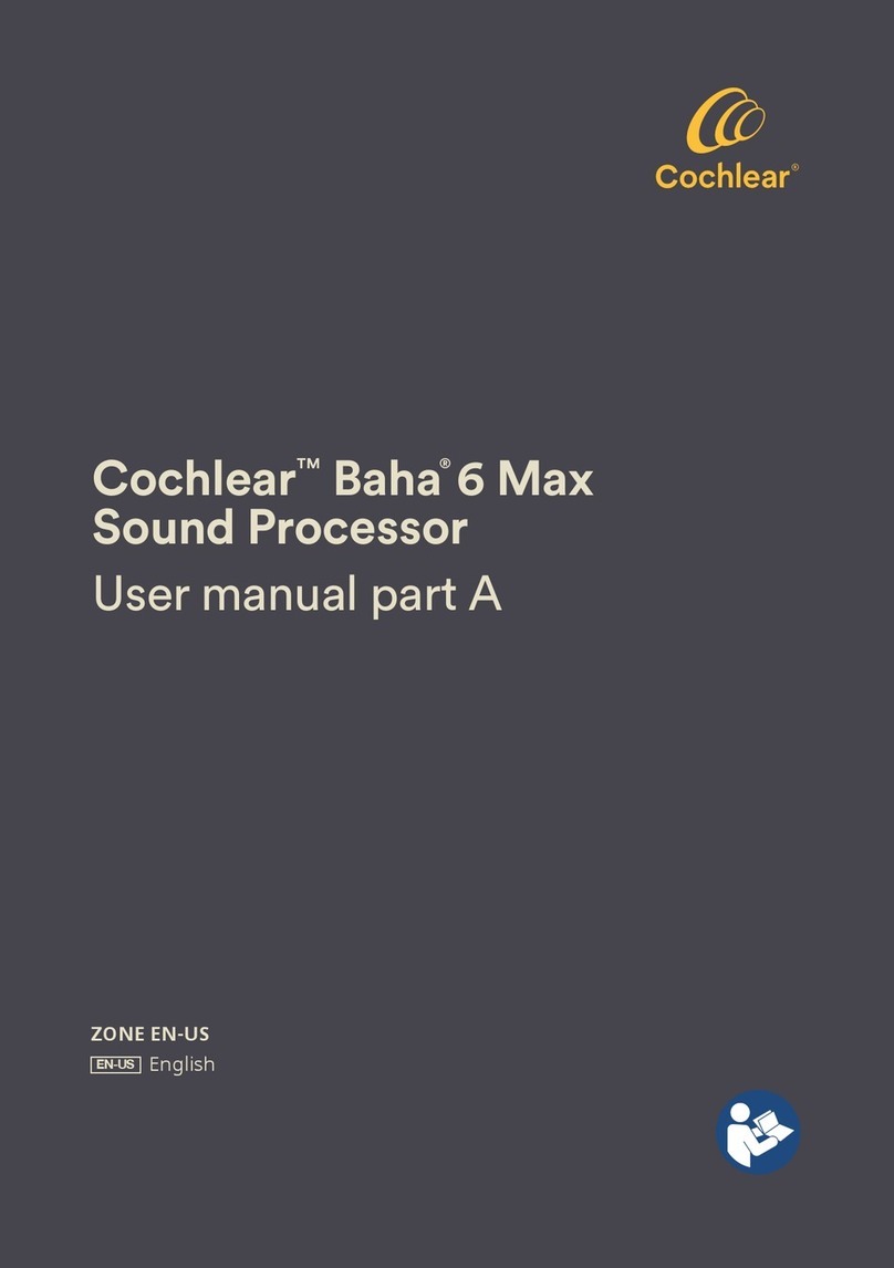 Cochlear Baha 6 Max User manual