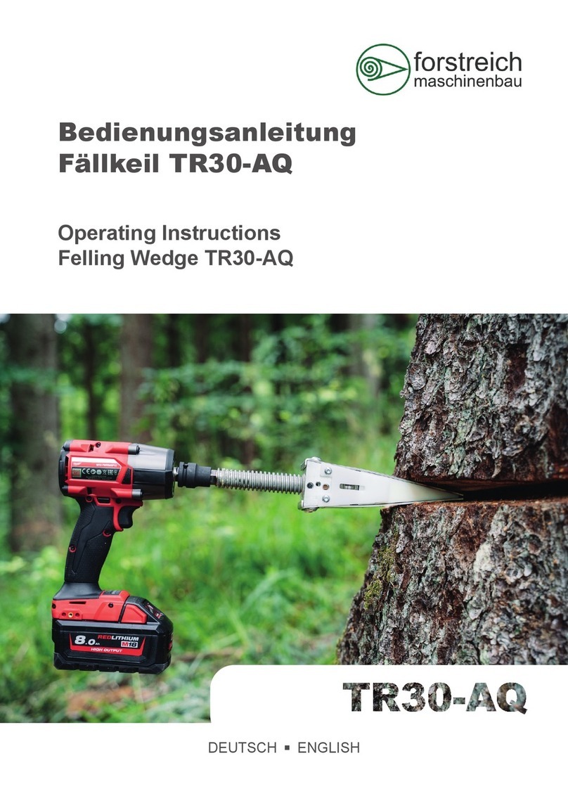 Forstreich Maschinenbau TR30-AQ operating instructions