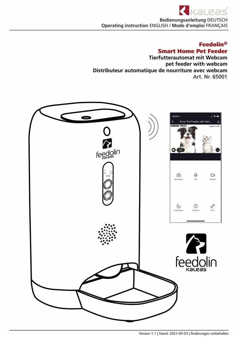 KALEAS Feedolin 65001 operating instructions
