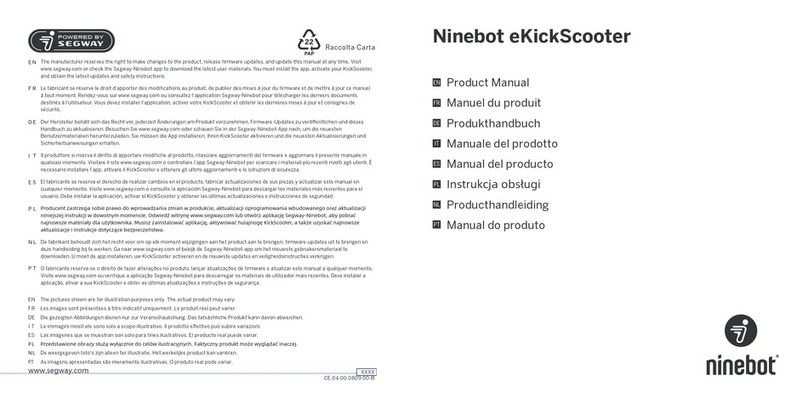 Ninebot eKickScooter product manual