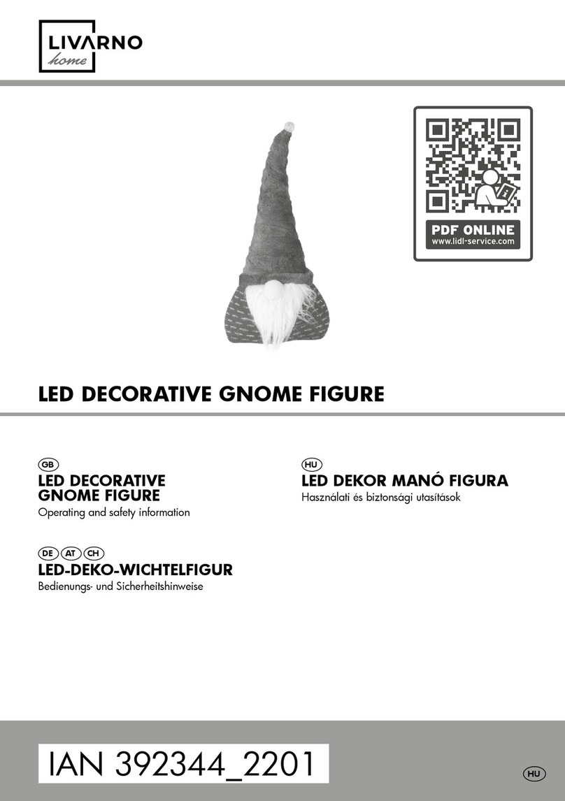 LIVARNO home 1029-RG manual