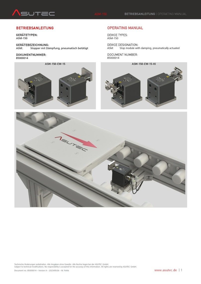 Asutec ASM-150 operating manual